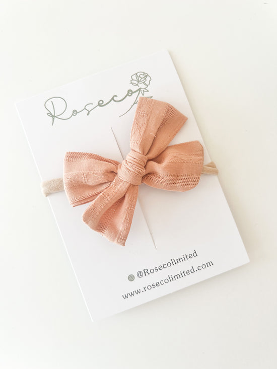 Caramel Bow Headband