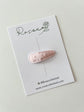 Baby Pink Dotty Snap Clip