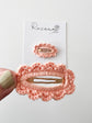 Coral Crochet Clip