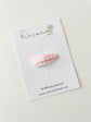 Pink Gingham Snap Clip