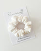 White Velvet Scrunchie