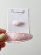 Baby Pink Dotty Snap Clip