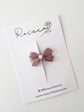 Mini Bow Snap Clip- Dusky Pink