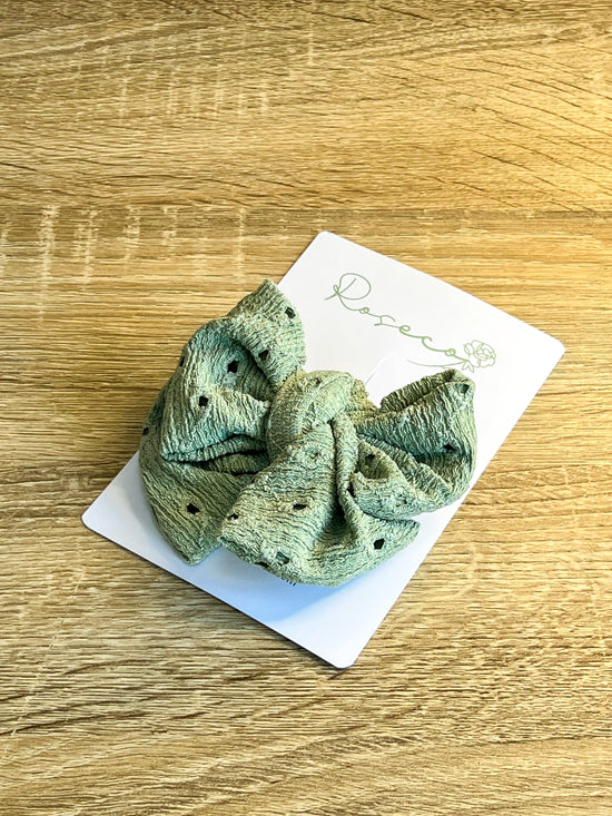 Sage Green Large Bow