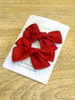 Deep Red Bow