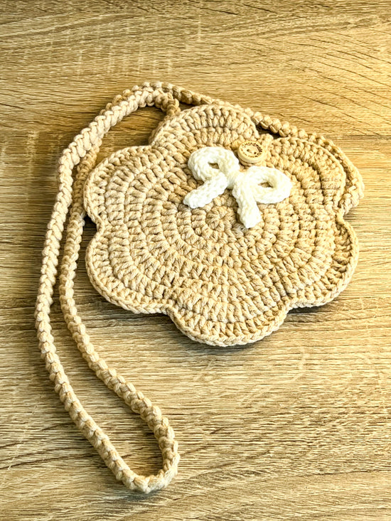 Handmade Bow Crochet Bag