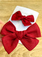 Deep Red Bow